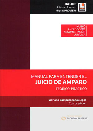 MANUAL PARA ENTENDER EL JUICIO DE AMPARO CUARTA EDICIÓN 2018 Dijuris