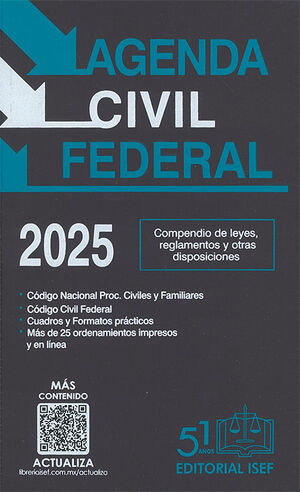 AGENDA CIVIL FEDERAL - 35.ª ED. 2025  (ECONÓMICA)