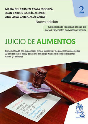 JUICIO DE ALIMENTOS. TOMO 2 - 1.ª ED. 2024 NUEVA EDICIÓN