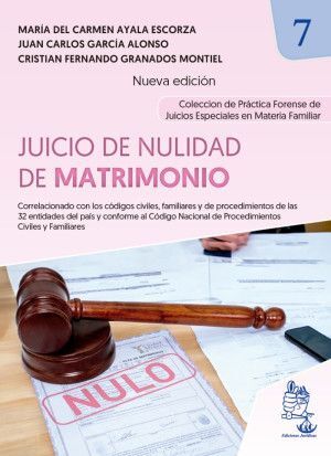 JUICIO DE NULIDAD DE MATRIMONIO. TOMO 7 - 1.ª ED. 2024 NUEVA EDICIÓN