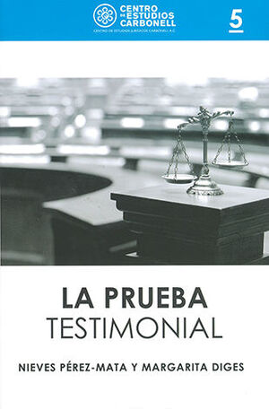 PRUEBA TESTIMONIAL, LA #5 - 1.ª ED. 2017