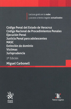 CÓDIGO PENAL DEL ESTADO DE VERACRUZ. CÓDIGO NACIONAL DE PROCEDIMIENTOS PENALES - 2.ª ED. 2025 (BOLSILLO)