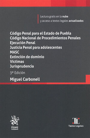 CÓDIGO PENAL PARA EL ESTADO DE PUEBLA. CÓDIGO NACIONAL DE PROCEDIMIENTOS PENALES - 3.ª ED. 2025 (BOLSILLO)