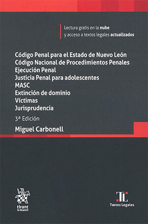 CÓDIGO PENAL PARA EL ESTADO DE NUEVO LEÓN. CÓDIGO NACIONAL DE PROCEDIMIENTOS PENALES - 3.ª ED. 2025 ( BOLSILLO)