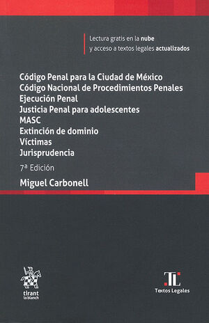 CÓDIGO PENAL PARA LA CIUDAD DE MÉXICO - CÓDIGO NACIONAL DE PROCEDIMIENTOS PENALES - LEY DE PREVENCIÓN SOCIAL DEL DELITO - 7.ª ED. 2025 (BOLSILLO)