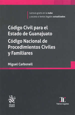 CÓDIGO CIVIL DEL ESTADO DE GUANAJUATO. CÓDIGO NACIONAL DE PROCEDIMIENTOS CIVILES Y FAMILIARES - 1.ª ED. 2025 ( BOLSILLO)