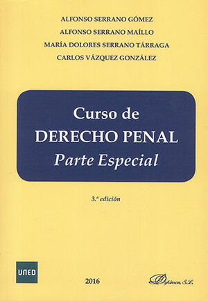 CURSO DE DERECHO PENAL. PARTE ESPECIAL - 3.ª ED. 2016