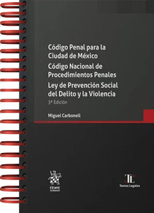 CÓDIGO PENAL PARA LA CIUDAD DE MÉXICO (CDMX) - 3.ª ED. 2024 (CON ARILLAS Y PASTA DURA)